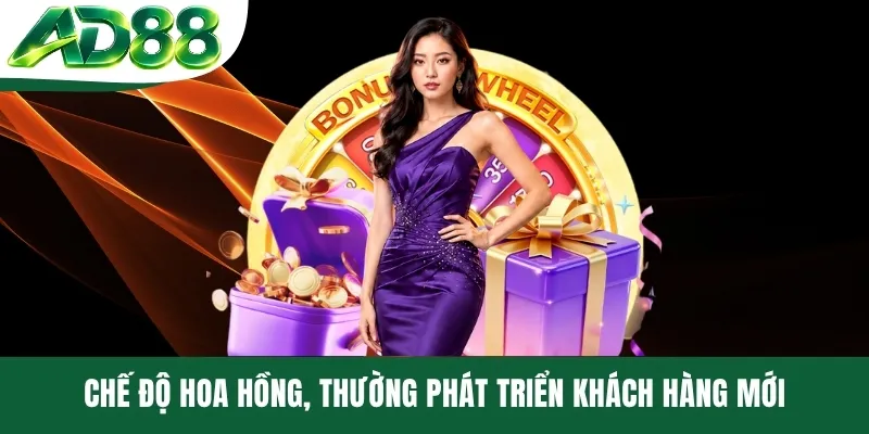 Chế độ hoa hồng, thường phát triển khách hàng mới Chế độ hoa hồng, thường phát triển khách hàng mới
